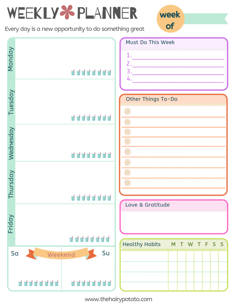 Printables - The Hairy Potato