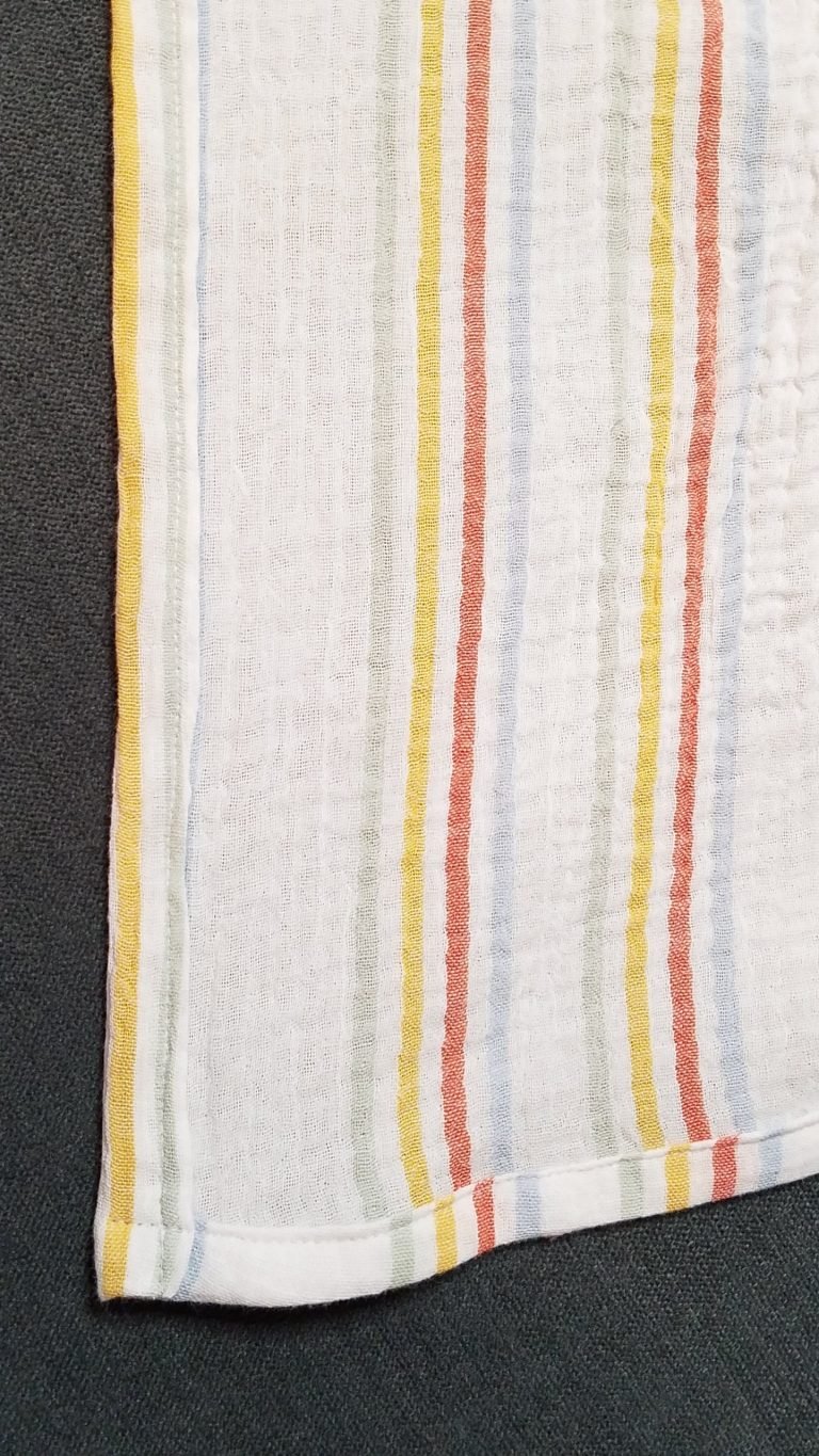 Extra Large Muslin Swaddle, Sky Crochet main image 1